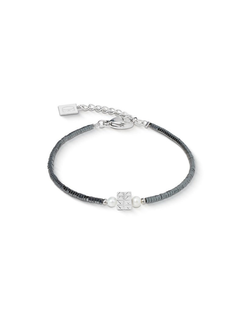 Bracelet Perle d'eau douce Hématite