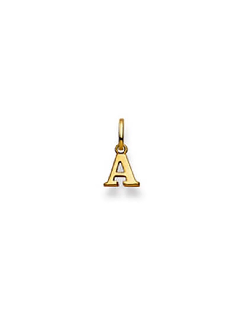 Pendentif Lettre A Or 18 carats