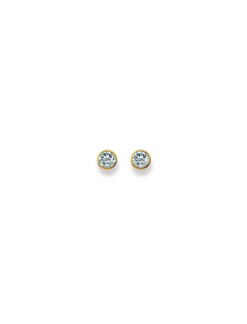 Clous d'oreilles or 18 carats