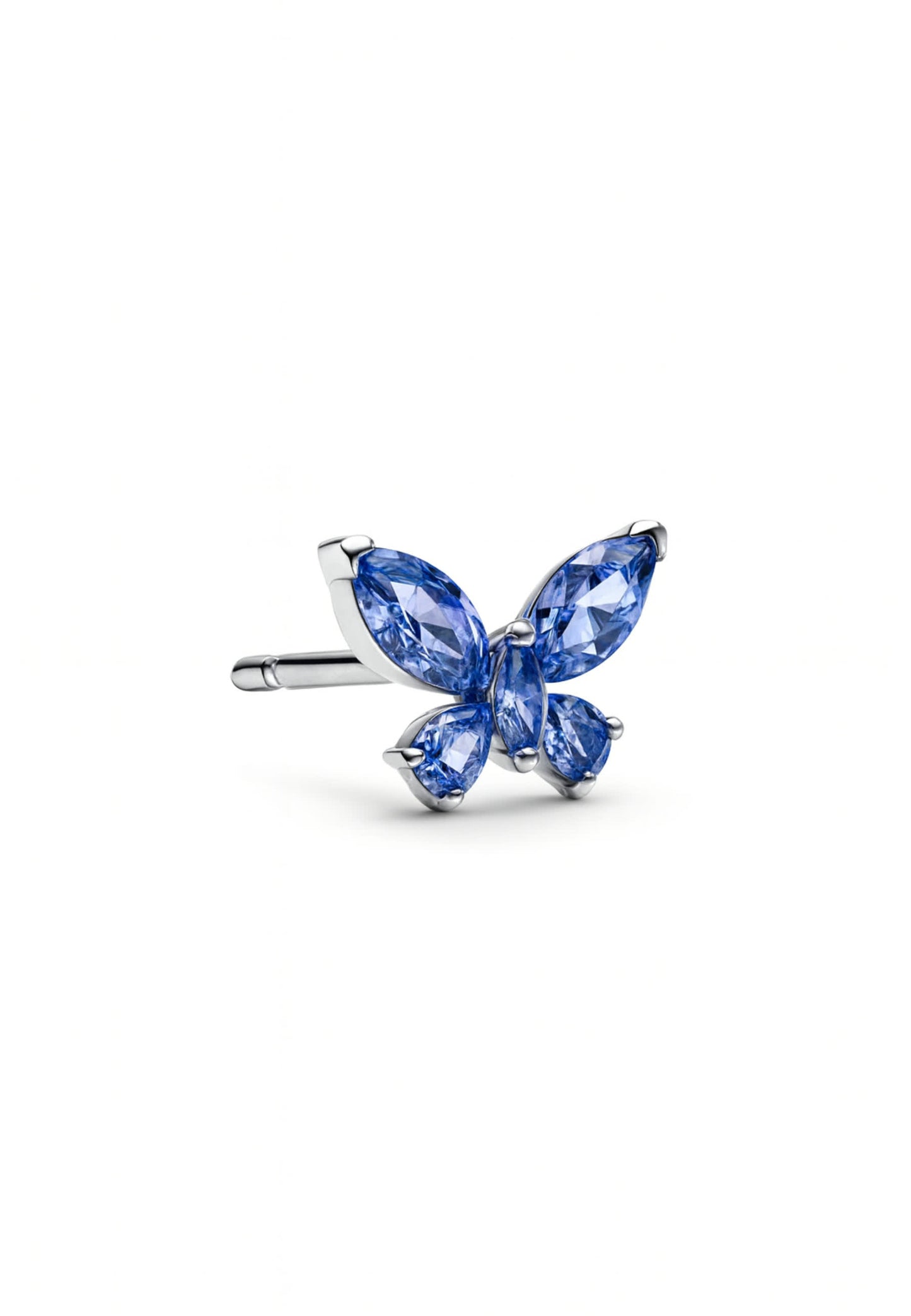 Boucles d'oreilles à tige papillon