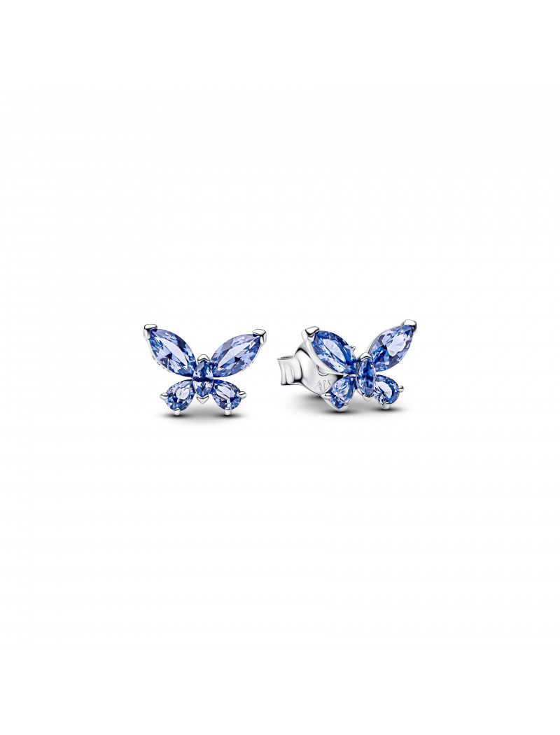 Boucles d'oreilles à tige papillon