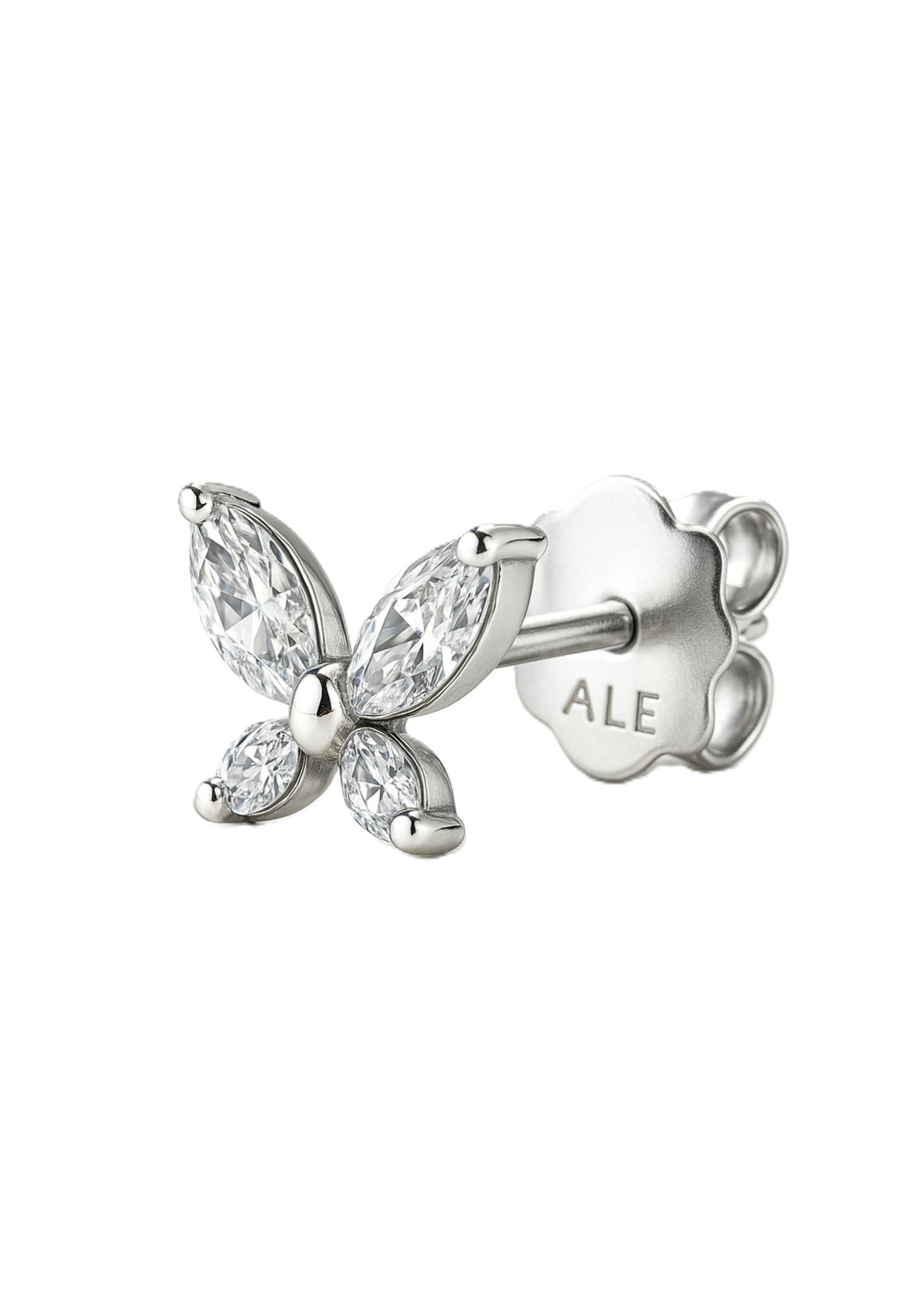 Boucles d'oreilles à tige papillon