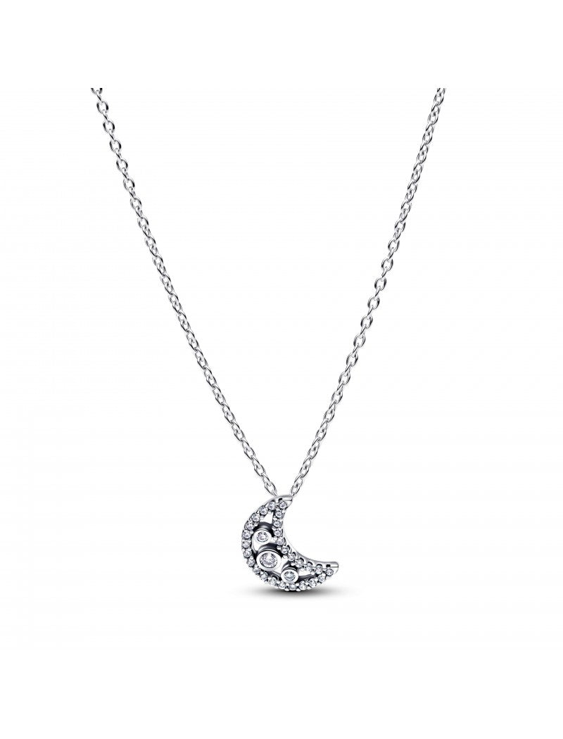 Collier pendentif croissant de lune
