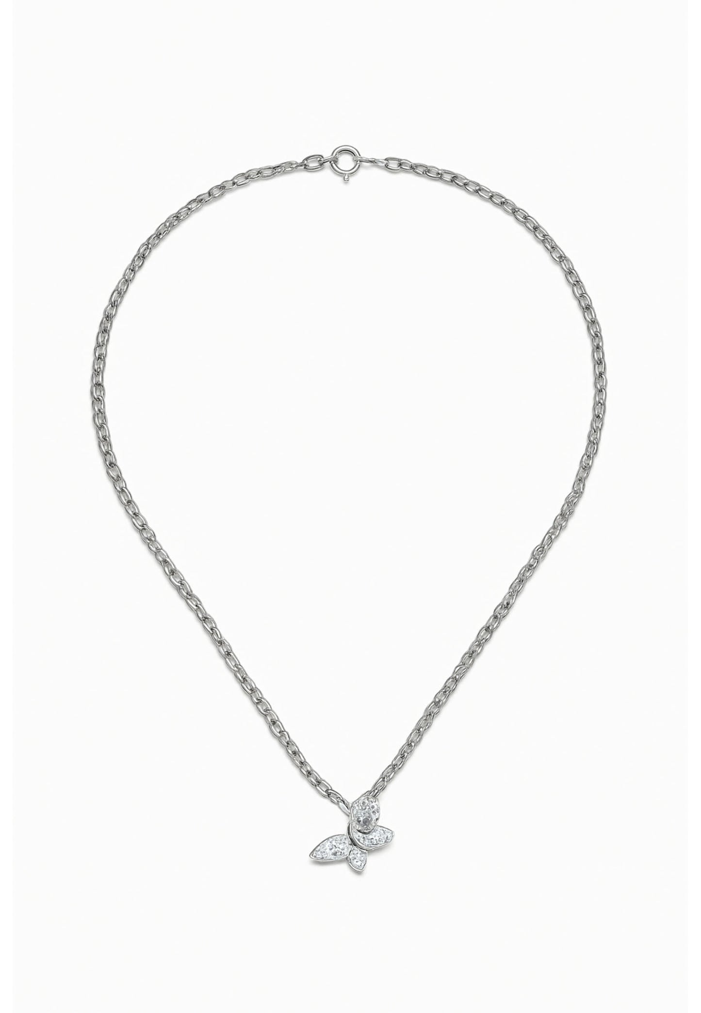 Collier pendentif papillon