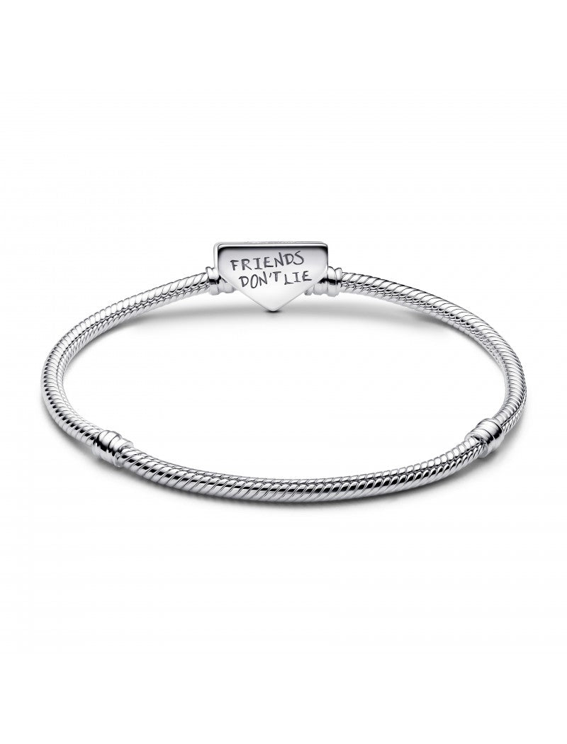 Bracelet chaîne serpent Project Red en argent sterling avec émail rouge