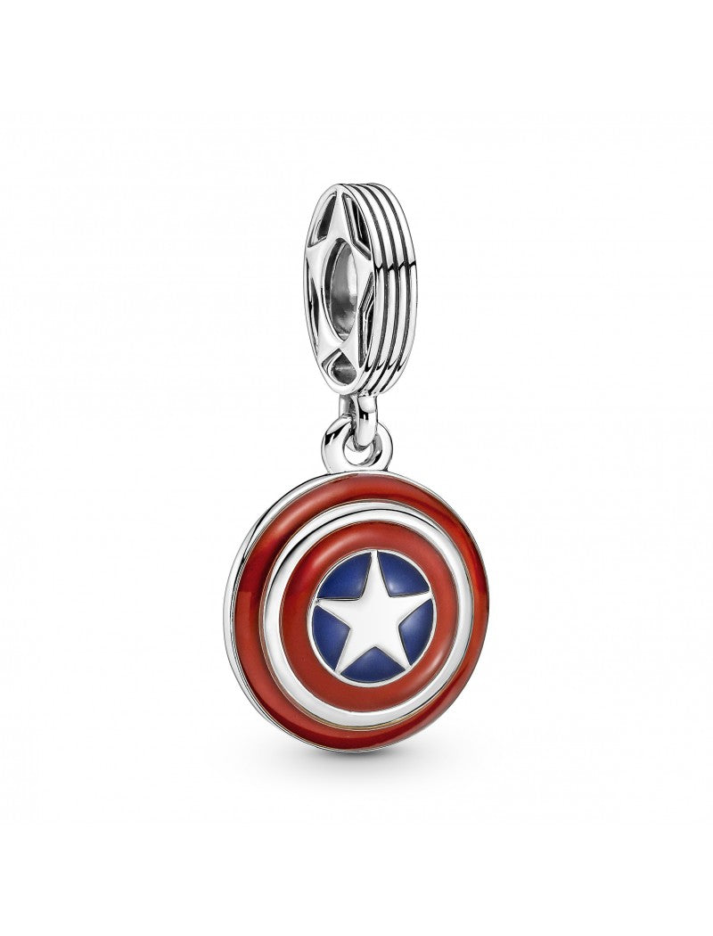 Marvel The Avengers Captain America Bouclier Dangle Charm