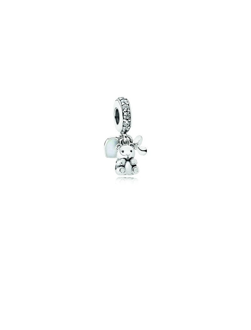 Charm pendentif bébé ours en peluche