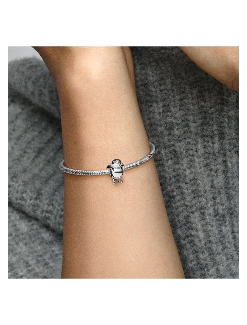 Argent 925/1000 Émail Zircone Cubique Noir