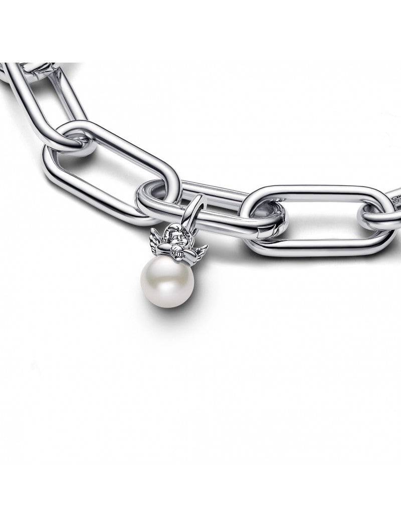 Argent 925/1000 Perle de culture d'eau douce traitée Blanc