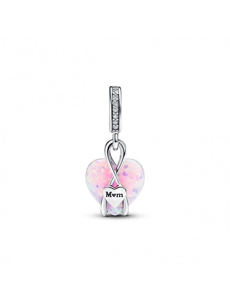 Argent 925/1000 Pierres mélangées Rose