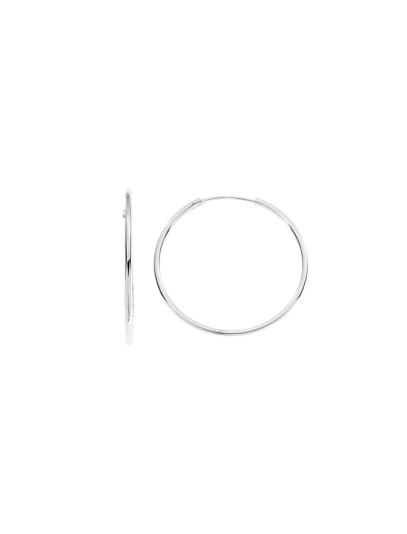 CREOLES ARGENT 32 MM