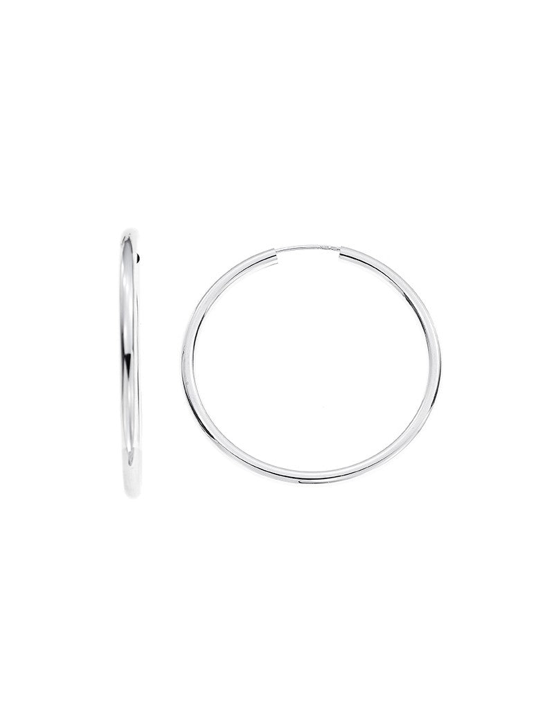 CREOLES ARGENT 40 MM