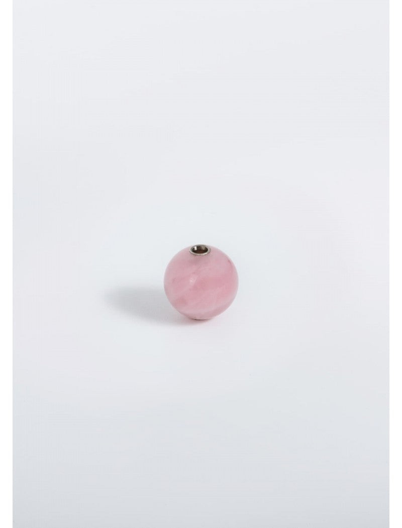 ELEMENT LILIFLO PIERRE QUARTZ ACIER ROSE POUR BRACELET / COLLIER