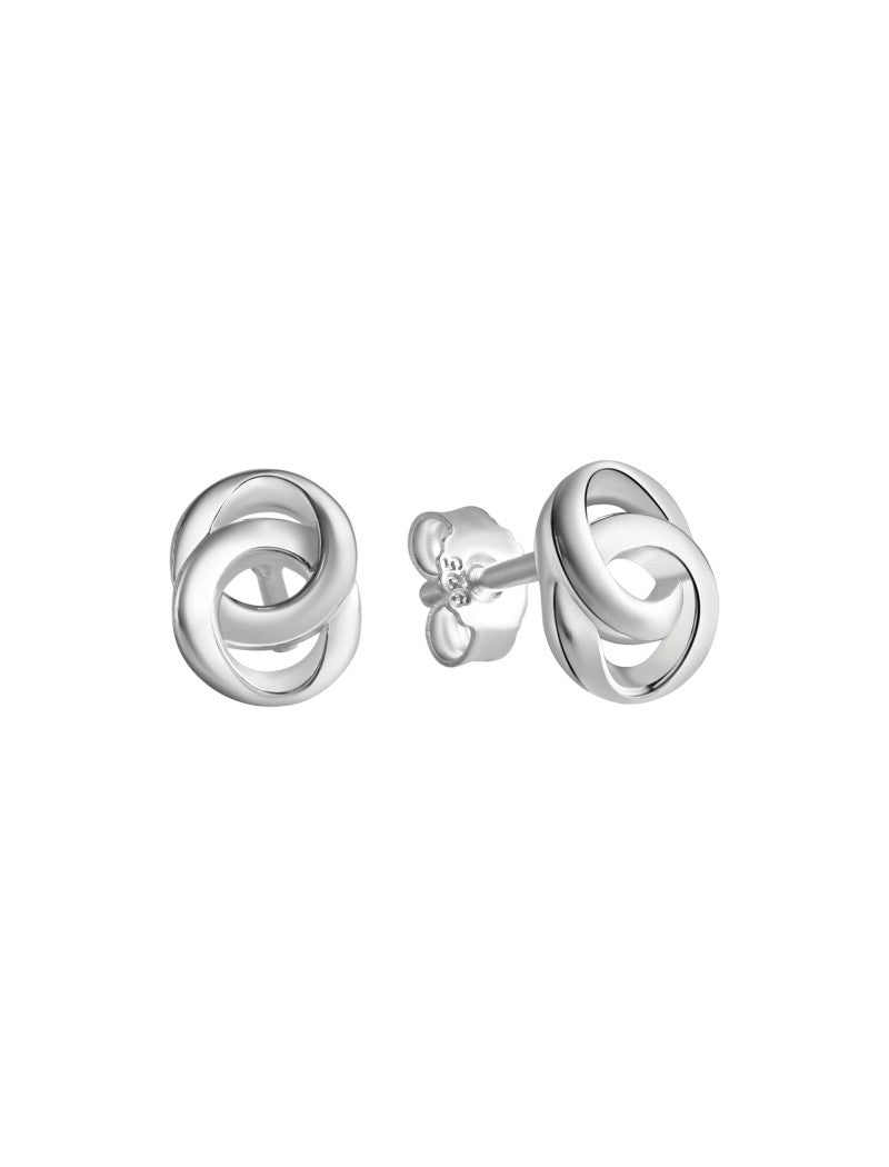 BOUCLES D'OREILLES ARGENT RHODIE