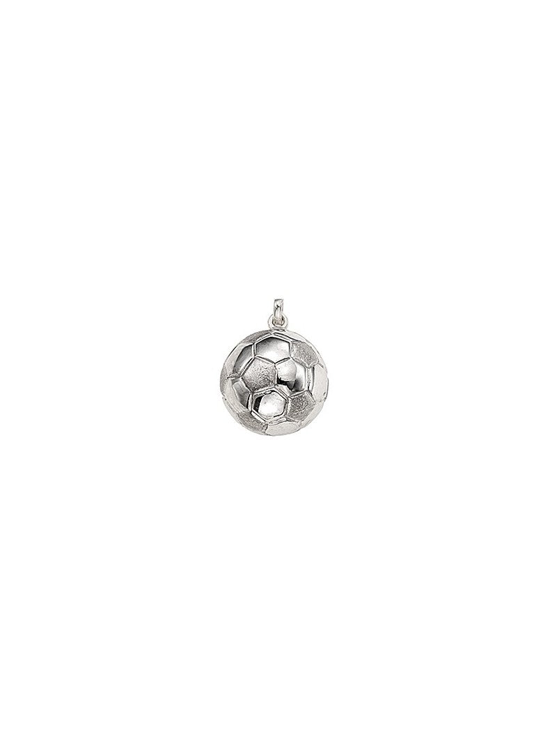 PENDENTIF ARGENT RHODIE - BALLON DE FOOT