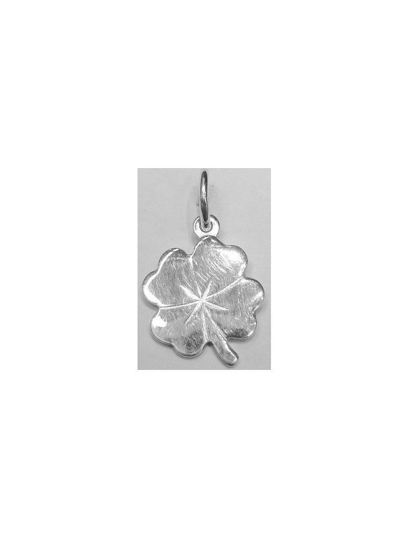 PENDENTIF ARGENT RHODIE - TREFLE