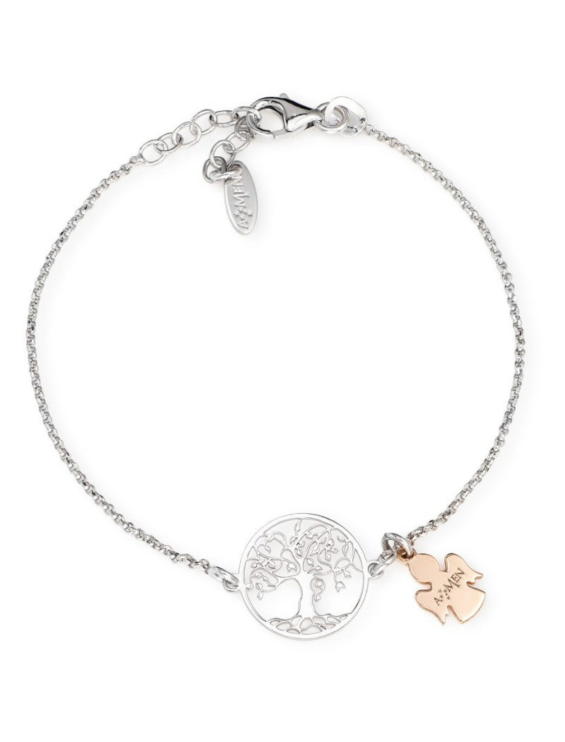 Bracelet en argent sterling - Rhodié/Rosé