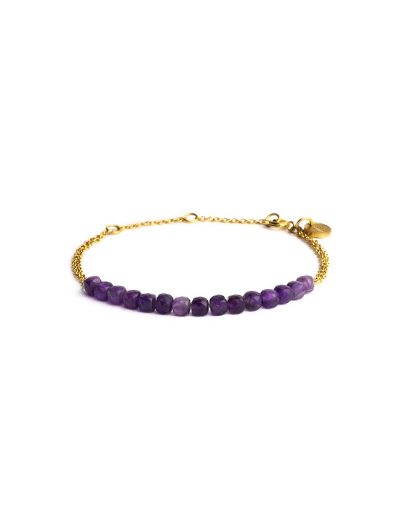 BRACELET - PIERRE NATURELLE AMETHYSTE