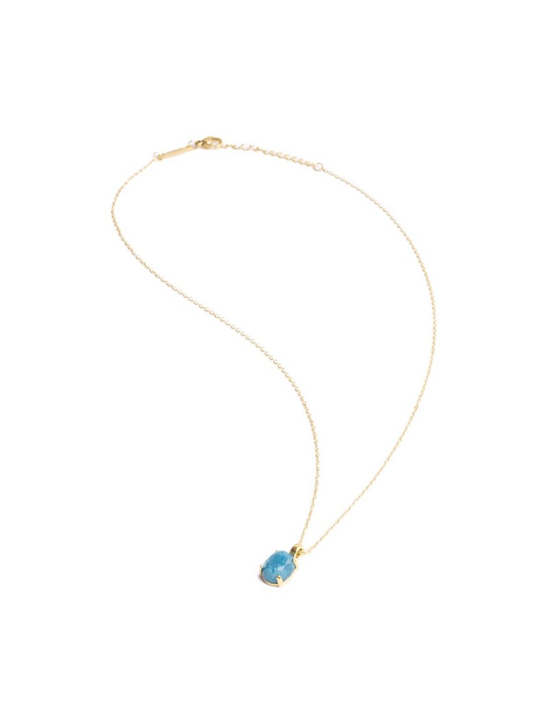 COLLIER DIDYMA - PIERRE NATURELLE CRISTAL - 42+3 CM