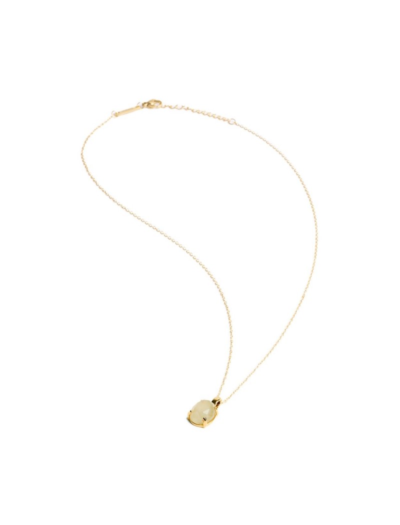 COLLIER DIDYMA - PIERRE NATURELLE JADE - 42+3 CM