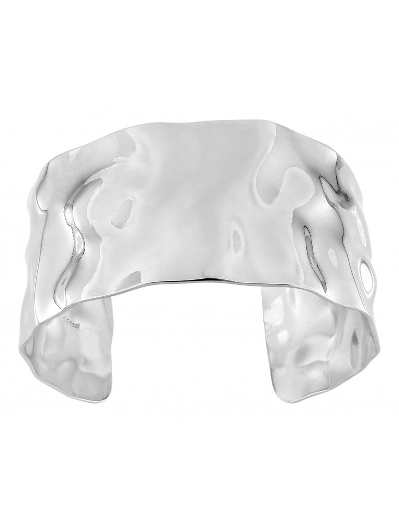 BRACELET - ACIER - JONC - ZIRCONIA