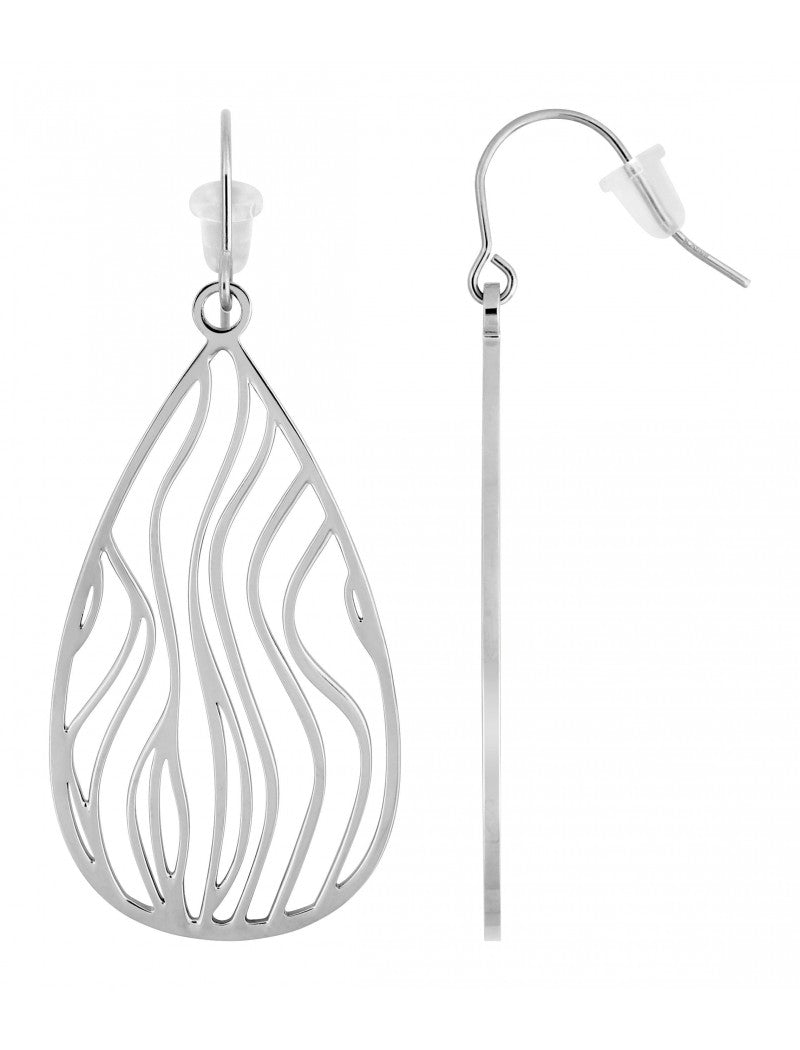BOUCLES D'OREILLES - ACIER