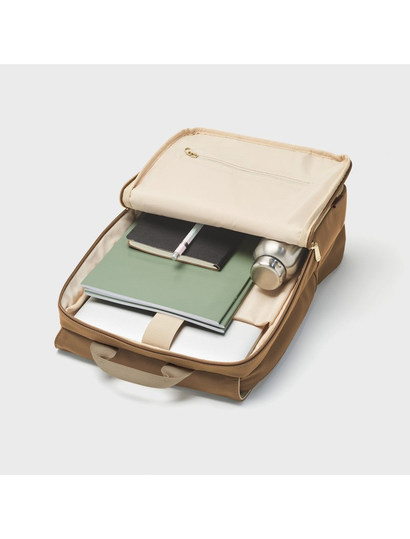 Sac à dos Le Réversible, Beige Camel, Couleur Or