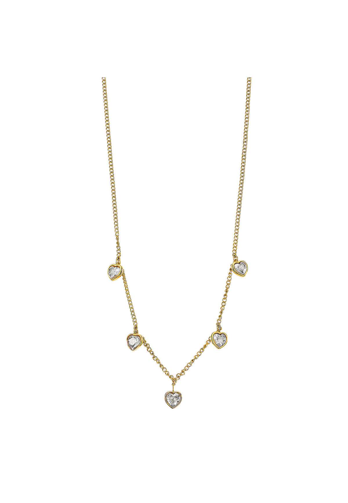 COLLIER COEUR ACIER INOXYDABLE, FEMME