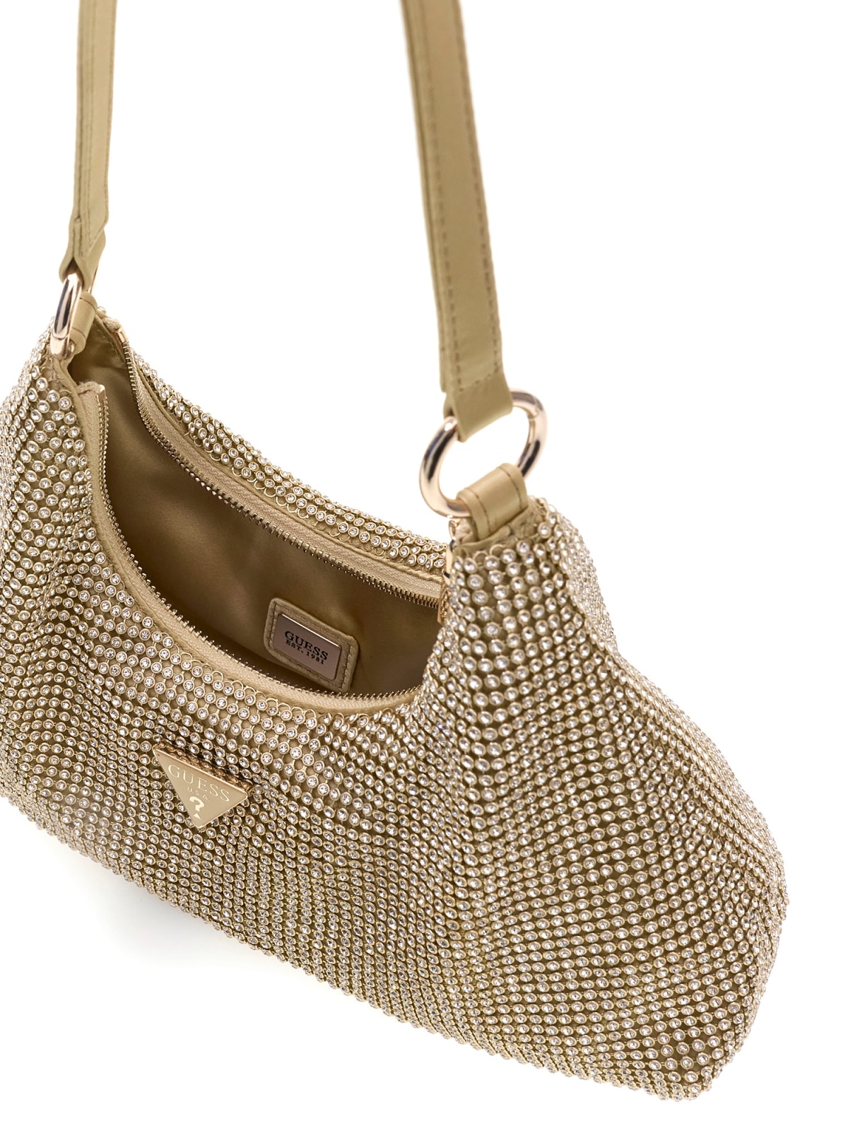 SAC À POIGNETTE ET BANDOULIÈRE À BIJOUX