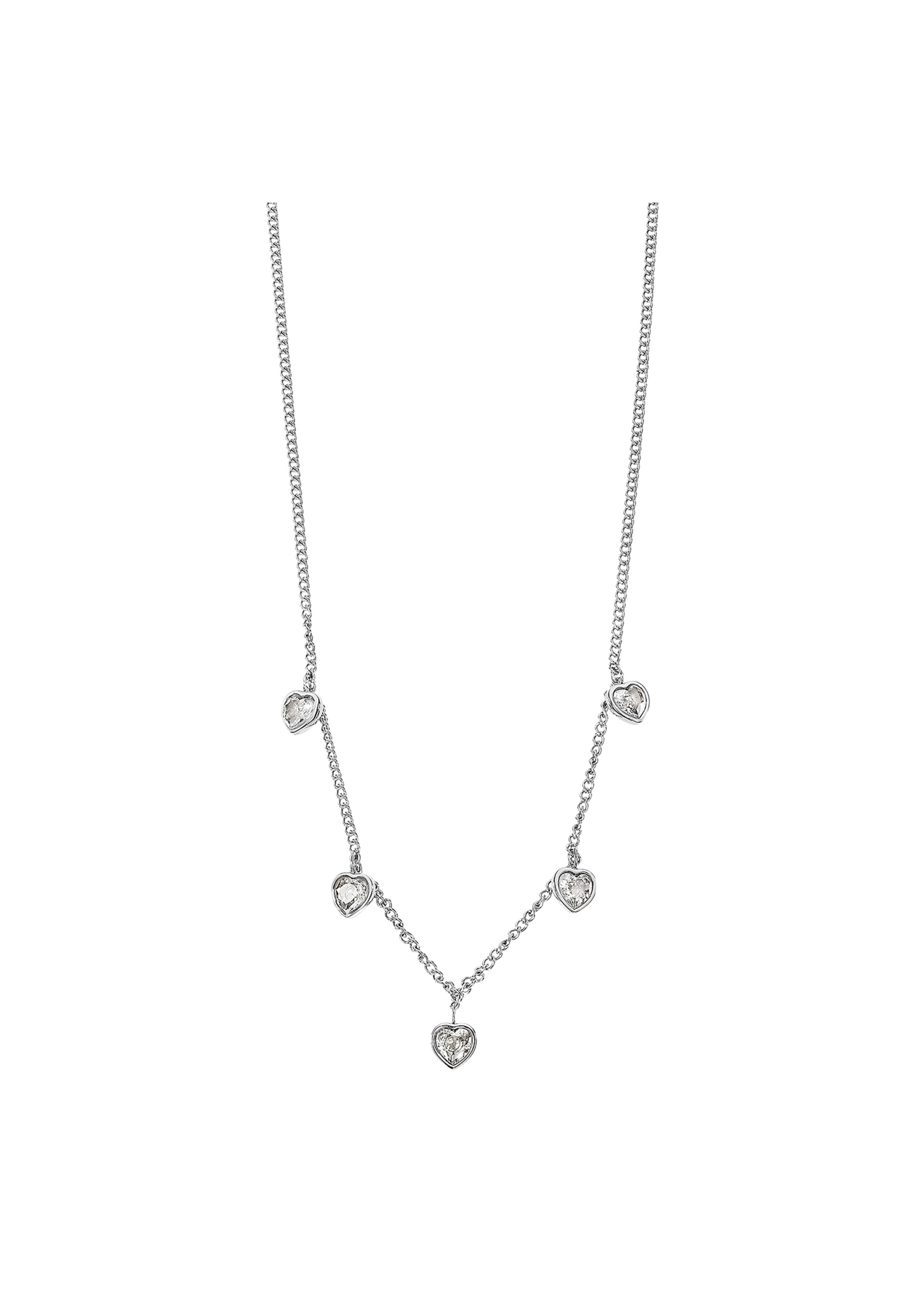 COLLIER COEUR ACIER INOXYDABLE, FEMME