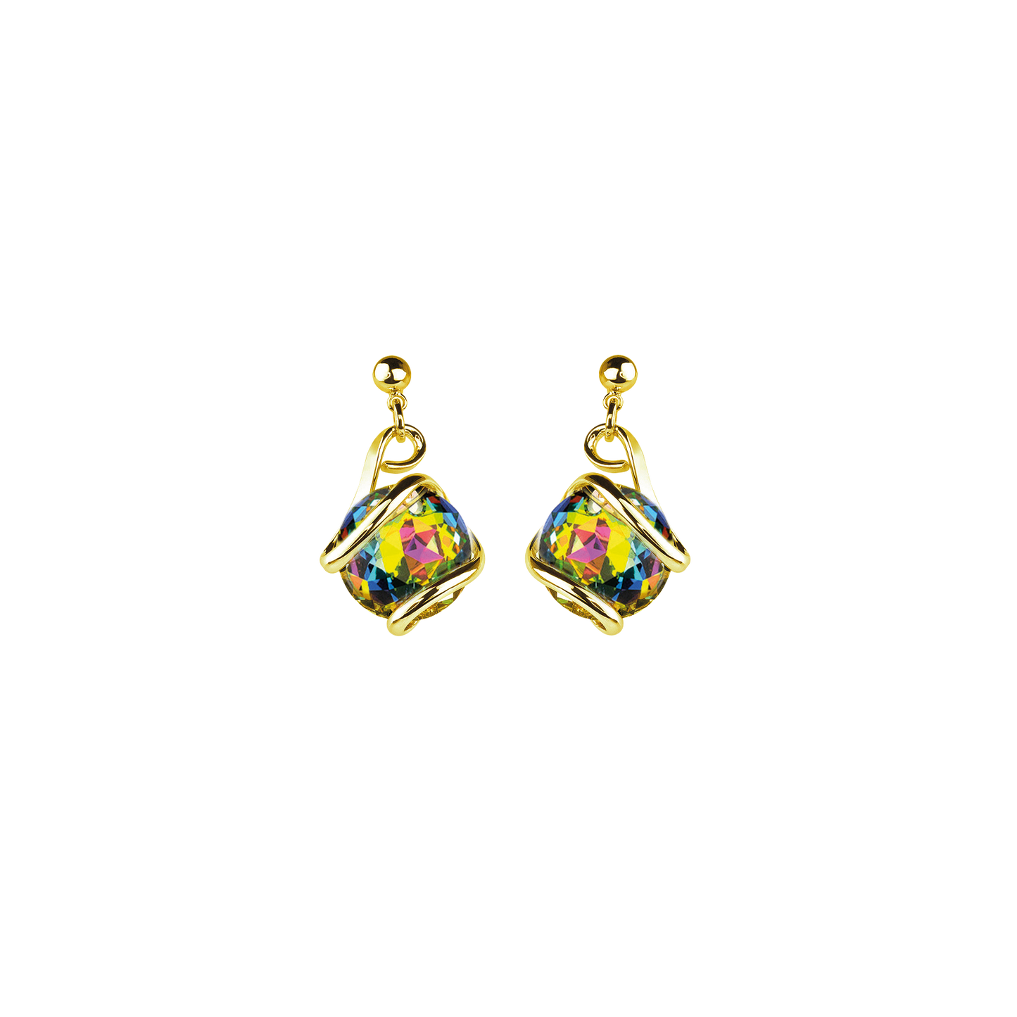 BOUCLES D'OREILLES - CRISTAL