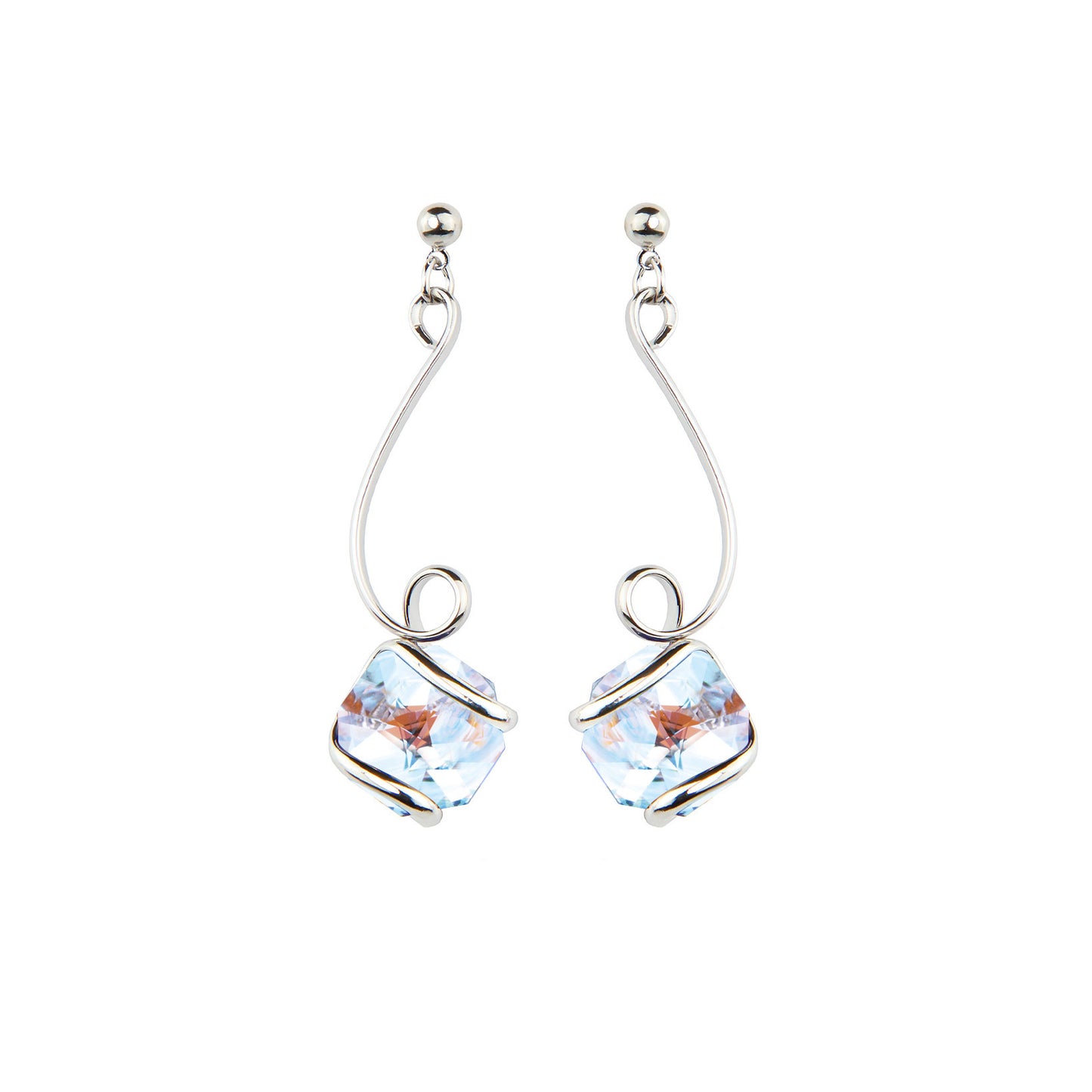 BOUCLES D'OREILLES - CRISTAL