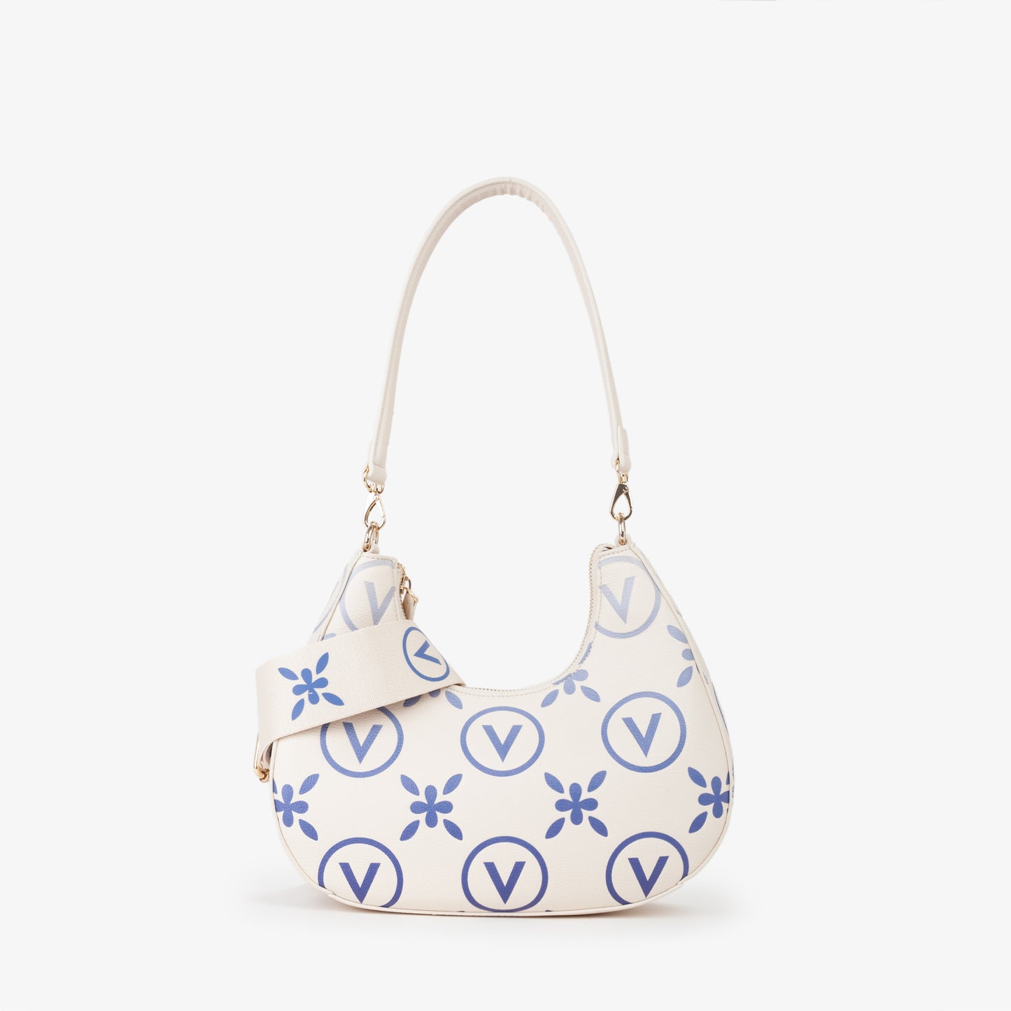 SAC ÉCRU/BLEU SAMBA RÉIMPRIMÉ