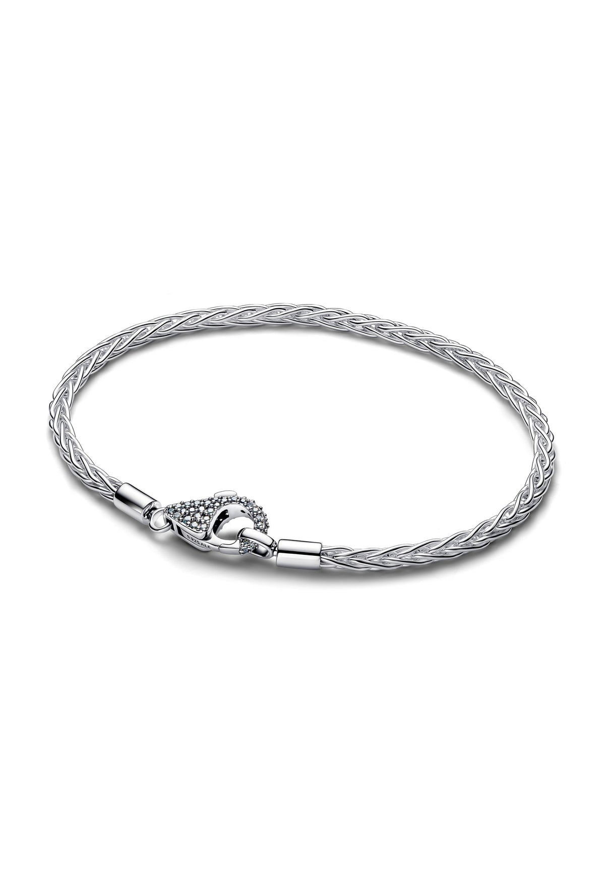 Bracelet à Charms en chaîne à fermoir pavé et queue de renard