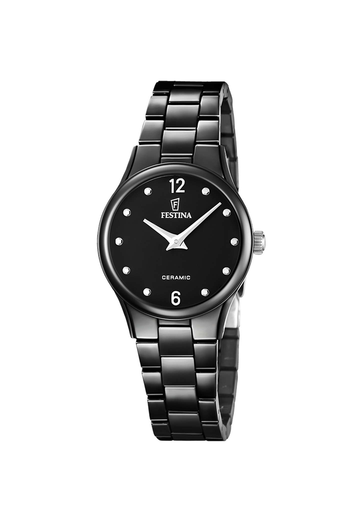 MONTRE FEMME CERAMIQUE, NOIR