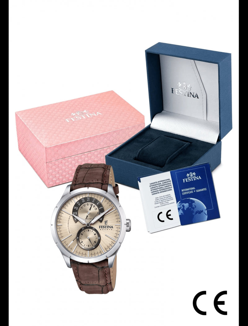MONTRE IVORY, BRACELET CUIR, HOMME