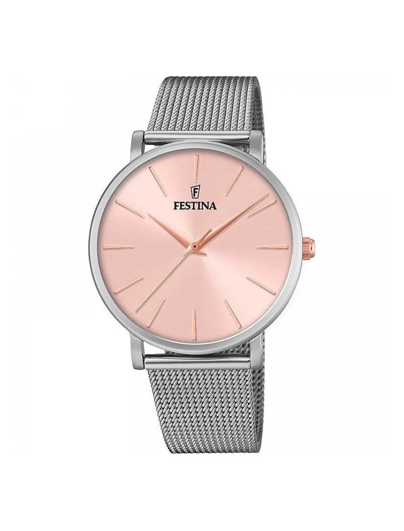 MONTRE FEMME FESTINA BOYFRIEND AVEC CADRAN ROSE