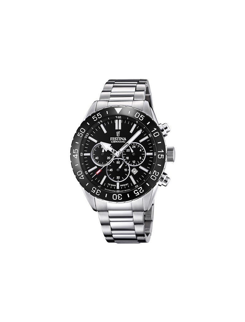 MONTRE HOMME FESTINA CÉRAMIQUE AVEC CADRAN NOIR