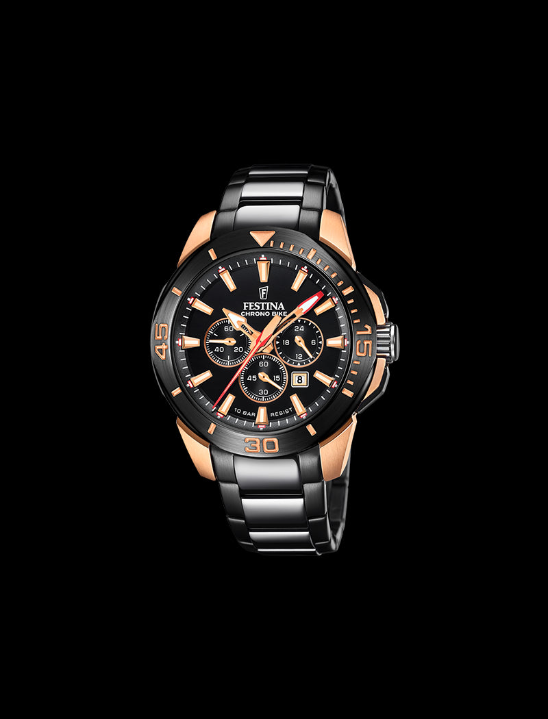 FESTINA ÉDITIONS SPÉCIALES MONTRE HOMME AVEC CADRAN NOIR