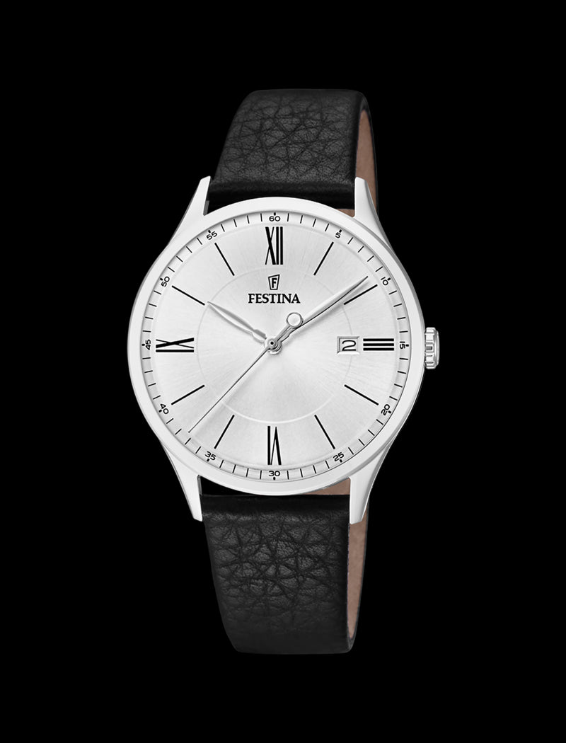 MONTRE BLANC, BRACELET CUIR, HOMME