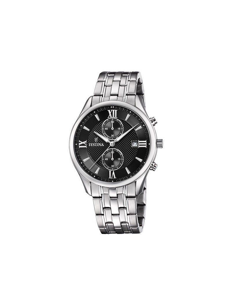 MONTRE FESTINA TIMELESS CHRONOGRAPH POUR HOMMES AVEC CADRAN NOIR