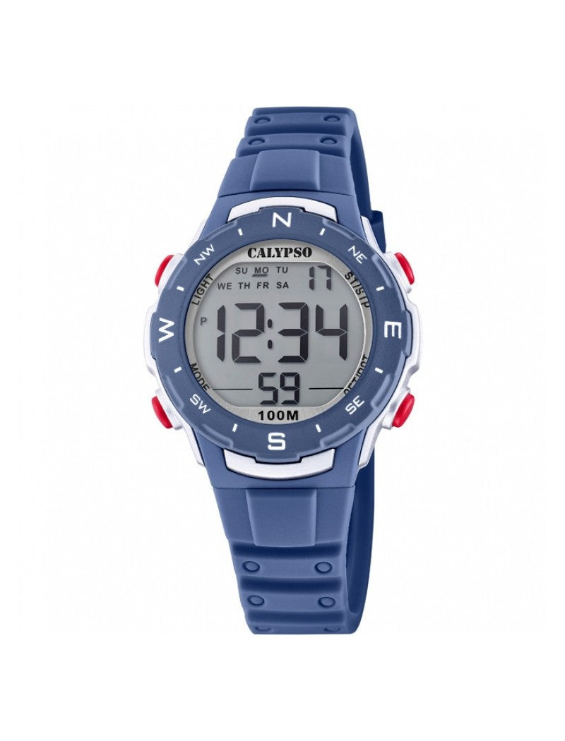 MONTRE NUMÉRIQUE CALYPSO DIGITAL CRUSH BRACELET EN CAOUTCHOUC, ENFANTS