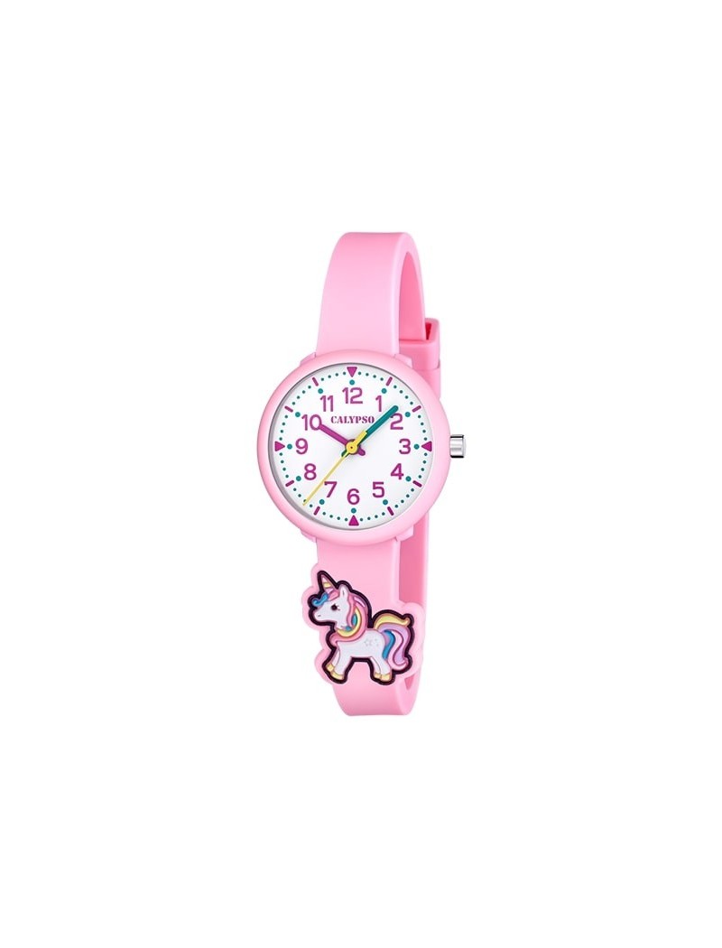MONTRE CALYPSO MA PREMIÈRE MONTRE BRACELET EN CAOUTCHOUC ROSE, FEMME