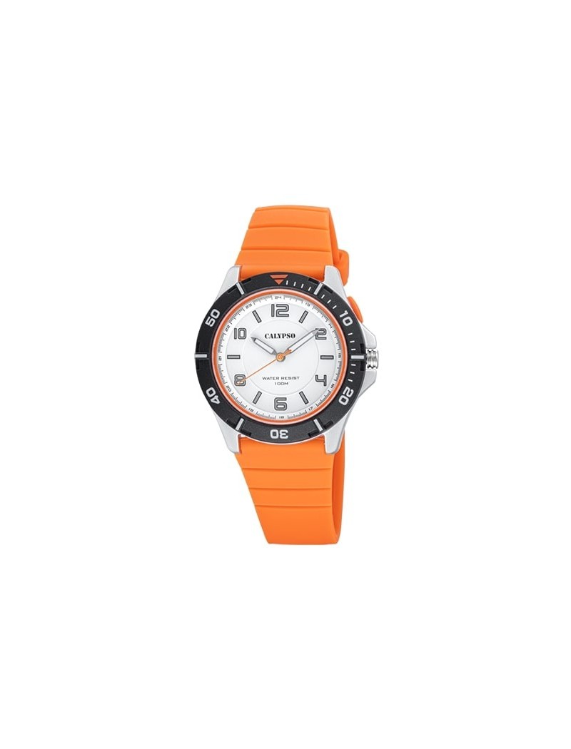 MONTRE HOMME CALYPSO SWEET TIME BLANCHE