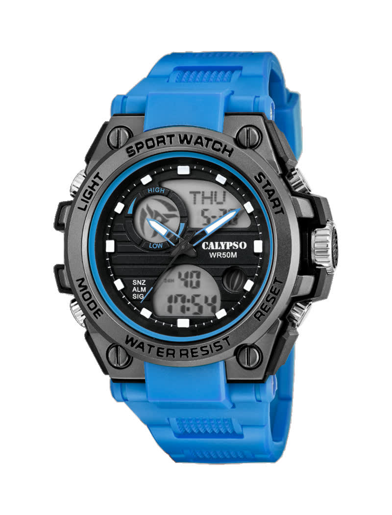 MONTRE BLEUE, HOMME