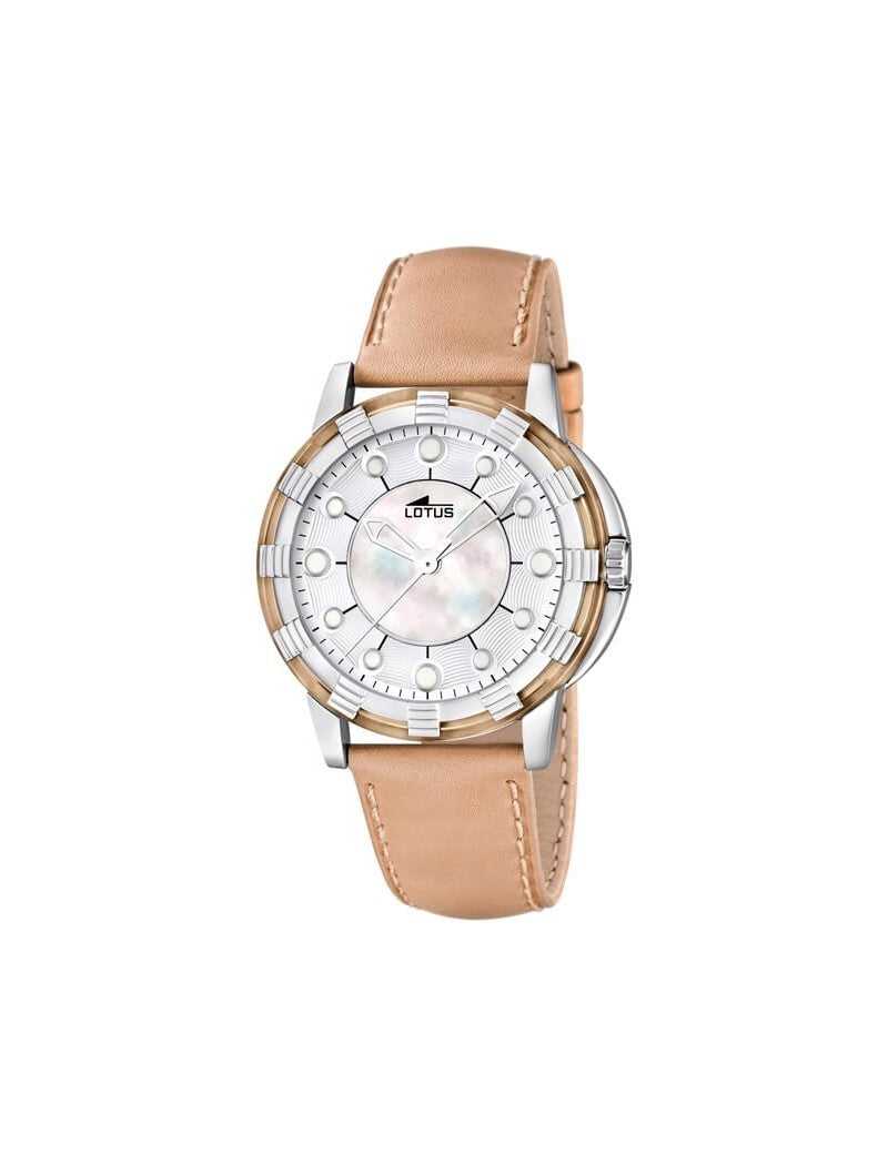 MONTRE FEMME LOTUS AVEC CADRAN BLANC