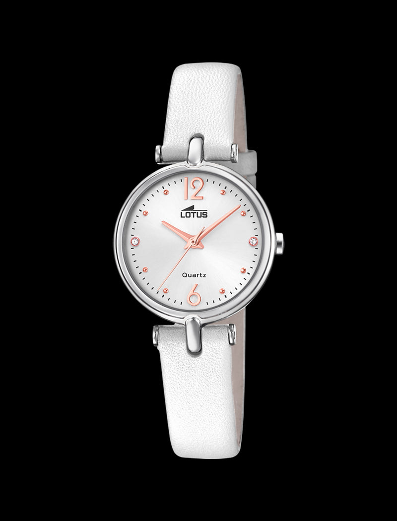 MONTRE GRIS, BRACELET CUIR, FEMME