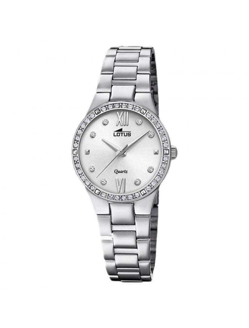 MONTRE GRIS BRACELET EN ACIER INOXYDABLE FEMME