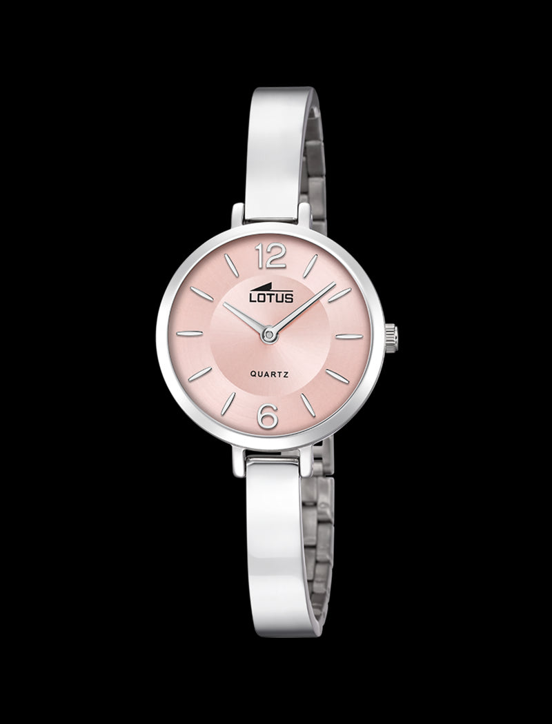 MONTRE ROSE BRACELET EN ACIER INOXYDABLE FEMME