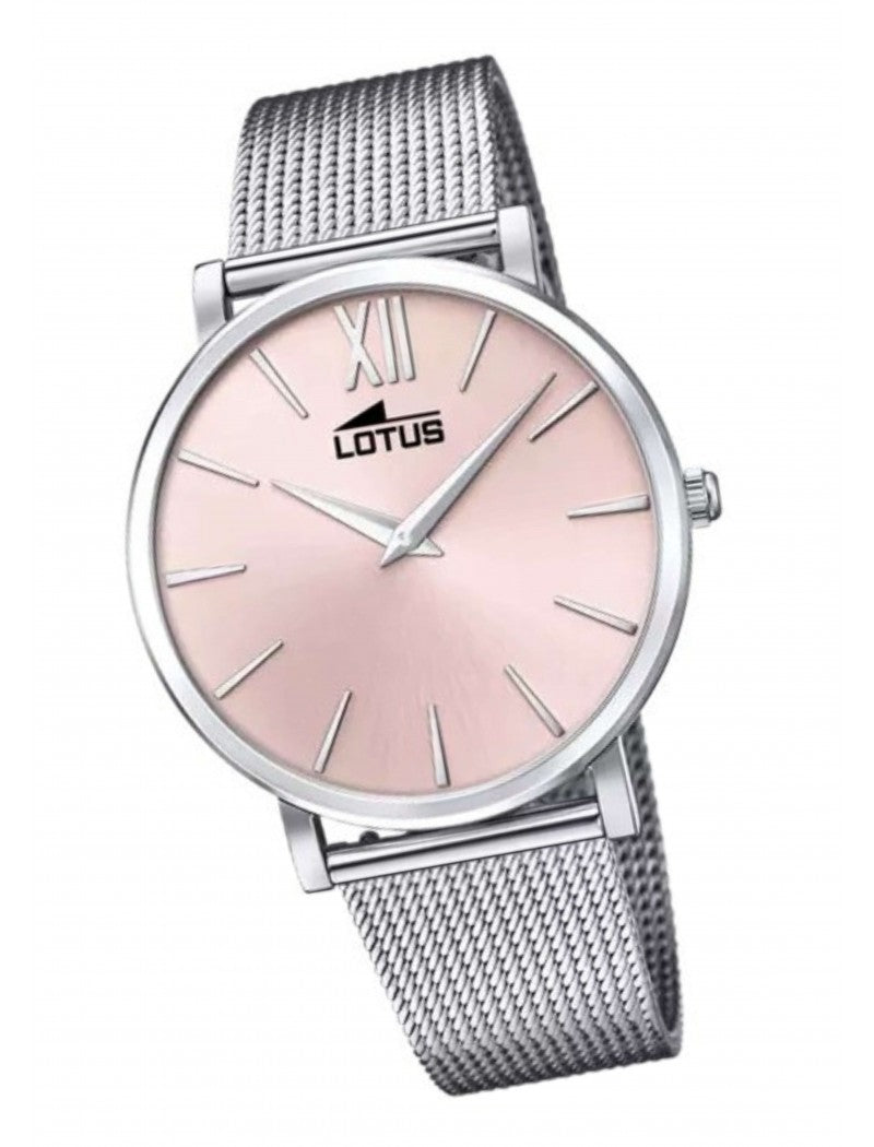 MONTRE FEMME MINIMALISTE LOTUS AVEC CADRAN ROSE